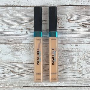 L'Oreal Infallible Pro-Glow Concealer 04 Natural Beige pack of 2